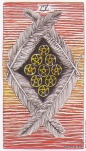 Wild Unknown Pentacles 9