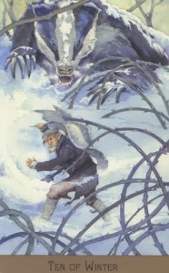 Lá Ten of Winter - Victorian Fairy Tarot