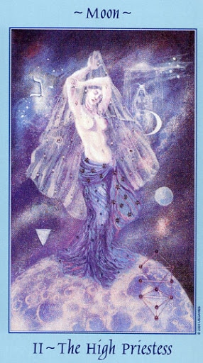 Lá II. The High Priestess - Celestial Tarot