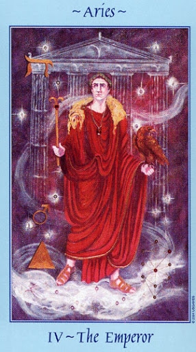 Lá IV. The Emperor - Celestial Tarot
