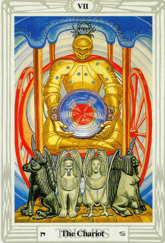 Ý nghĩa lá The Chariot trong bộ bài Thoth Tarot