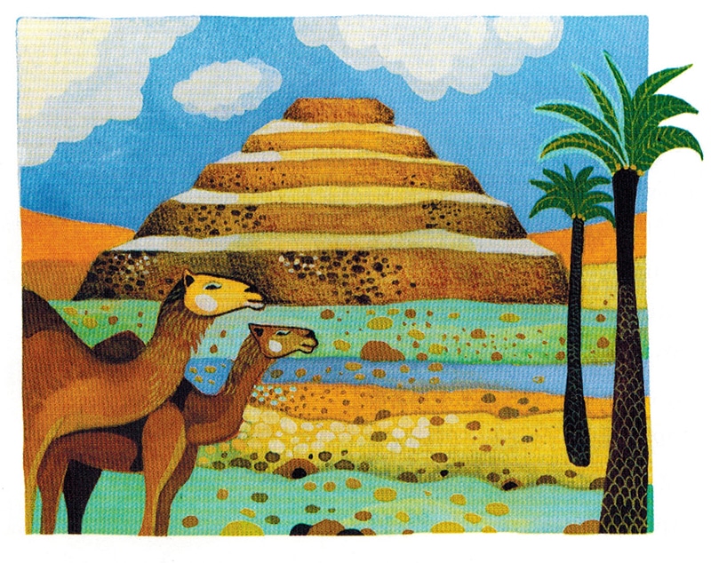 Kim tự tháp Djoser là công trình cao nhất vào thời đó. Một bức tường cao gần mười mét bao quanh kim tự tháp cũng như các bãi đất rộng bằng cả một thành phố, với các ngôi đền và khoảng sân.