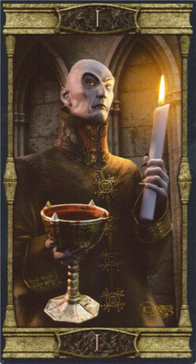 Ý nghĩa lá I. The Magician trong bộ bài Vampires Tarot of the Eternal Night