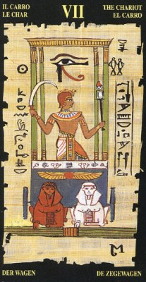 Ý nghĩa lá VII The Chariot trong bộ bài Egyptian Tarot