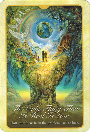 Ý nghĩa lá 7. The Only Thing That Is Real Is Love trong bộ bài Whispers of Love Oracle Cards