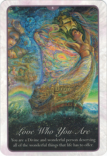 Ý nghĩa lá 8. Love Who You Are trong bộ bài Whispers of Love Oracle Cards
