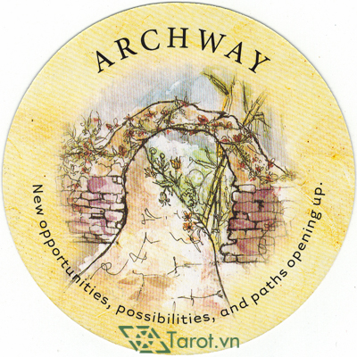 Ý nghĩa lá Archway trong bộ bài Tea Leaf Fortune Cards