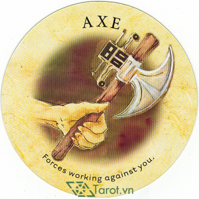 Ý nghĩa lá Axe trong bộ bài Tea Leaf Fortune Cards