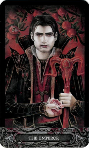 Ý nghĩa lá bài IV. The Emperor trong bộ bài Tarot of Vampyres