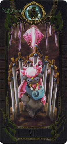 8 of swords - pokemon tarot