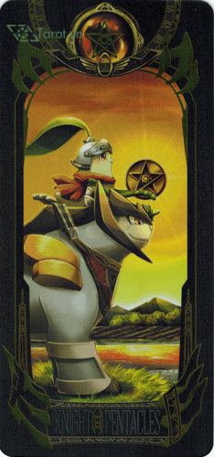 knight of pentacles - pokemon tarot