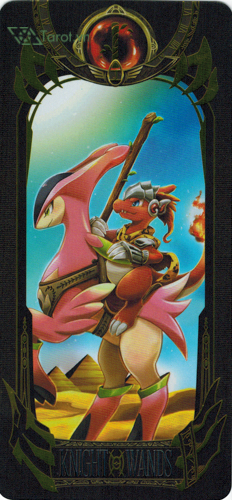 knight of wands - pokemon tarot