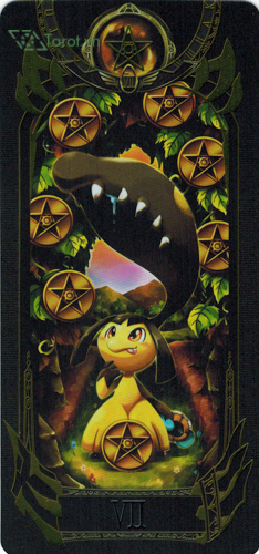 7 of pentacles - pokemon tarot