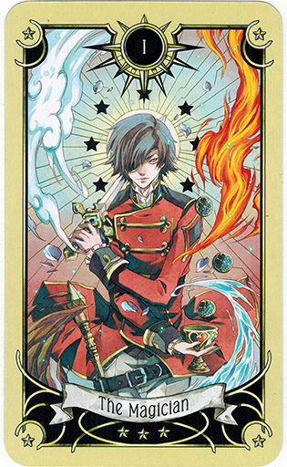 Ý nghĩa lá The Magician trong bộ bài Mystical Manga Tarot