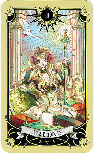 Ý nghĩa lá The Empress trong bộ bài Mystical Manga Tarot