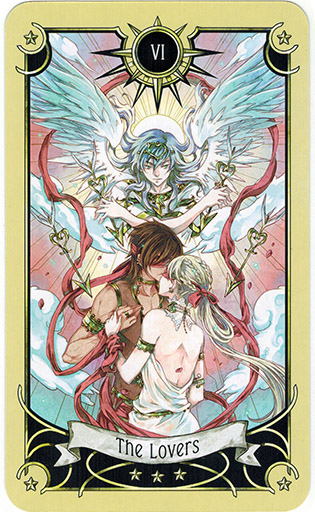 Ý nghĩa lá The Lovers trong bộ bài Mystical Manga Tarot