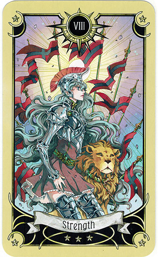 Ý nghĩa lá Strength trong bộ bài Mystical Manga Tarot