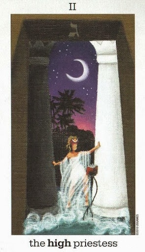 Lá II. The High Priestess – Sun and Moon Tarot
