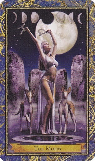 Ý nghĩa lá The Moon trong bộ bài Wizards Tarot