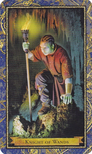 Ý nghĩa lá Knight of Wands trong bộ bài Wizards Tarot