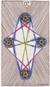 Wild Unknown Pentacles 4