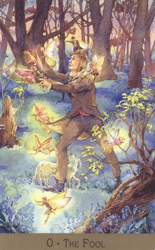 Lá 0. The Fool – Victorian Fairy Tarot