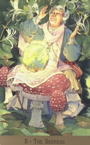 Lá 2. The Seeress – Victorian Fairy Tarot