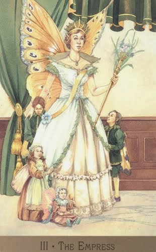 Lá 3. The Empress – Victorian Fairy Tarot