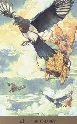 Lá 7. The Chariot – Victorian Fairy Tarot