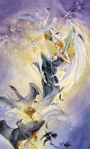 Lá Page of Swords – Shadowscapes Tarot