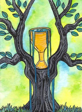 Lá Queen of Cups – Tarot of Trees