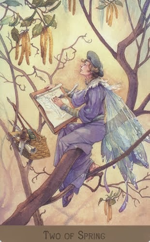 Lá Two of Spring – Victorian Fairy Tarot