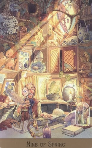 Lá Nine of Spring – Victorian Fairy Tarot