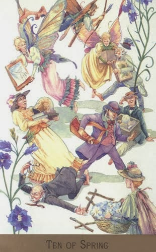 Lá Ten of Spring – Victorian Fairy Tarot