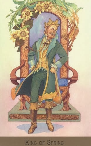 Lá King of Spring – Victorian Fairy Tarot