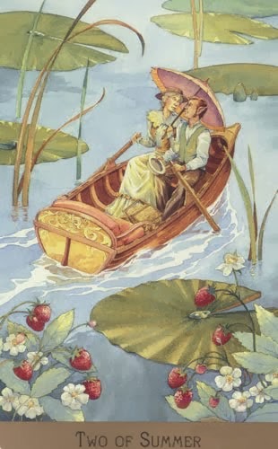 Lá Two of Summer – Victorian Fairy Tarot