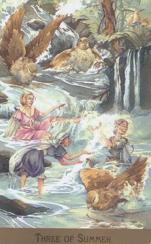 Lá Three of Summer – Victorian Fairy Tarot