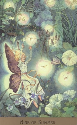 Lá Nine of Summer – Victorian Fairy Tarot