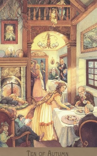Lá Ten of Autumn – Victorian Fairy Tarot