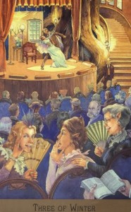 Lá Three of Winter - Victorian Fairy Tarot