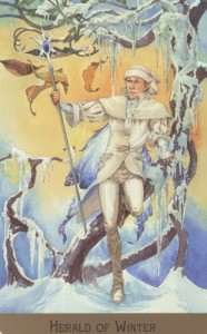 Lá Herald of Winter - Victorian Fairy Tarot