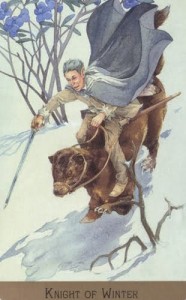 Lá Knight of Winter - Victorian Fairy Tarot