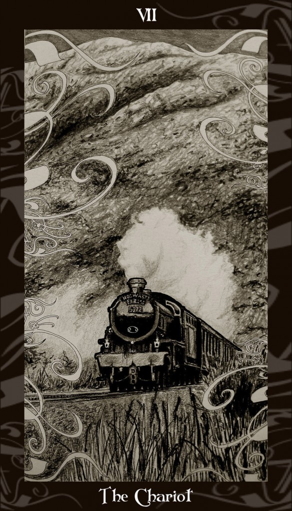 Lá VII. The Chariot trong bộ Harry Potter Tarot