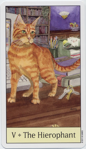 Lá V. The Hierophant - Cat's Eye Tarot