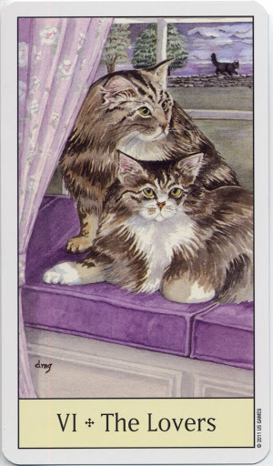 Lá VI. The Lovers - Cat's Eye Tarot
