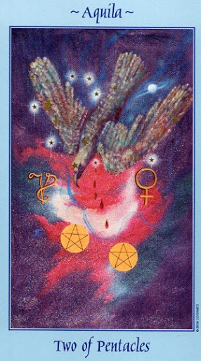 Lá Two of Pentacles - Celestial Tarot