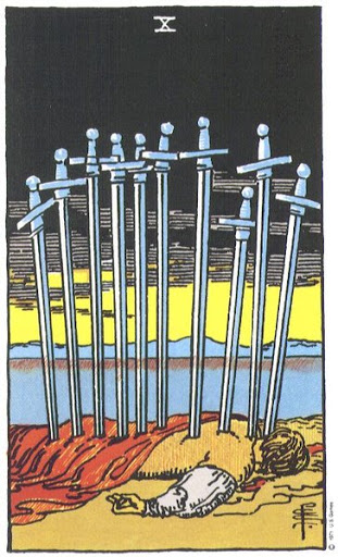Ý Nghĩa Biểu Tượng 78 Lá Bài Tarot – Ten of Swords