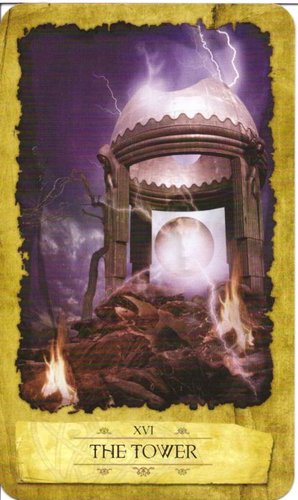 Ý nghĩa lá The Tower trong bộ Mystic Dreamer Tarot