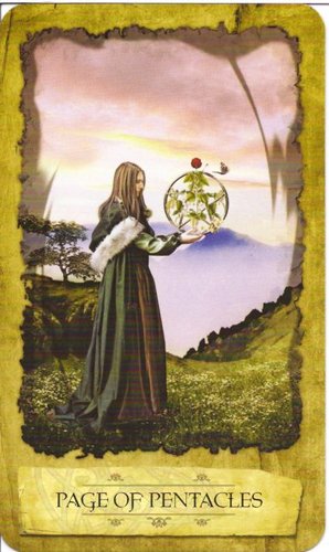 Lá Page of Pentacles – Mystic Dreamer Tarot