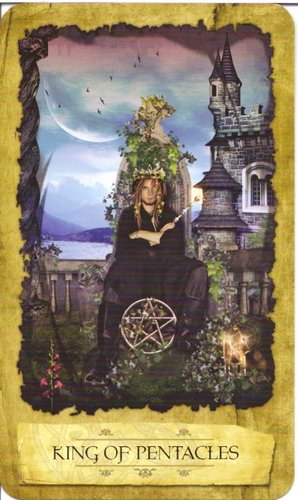 Ý nghĩa lá King of Pentacles trong bộ Mystic Dreamer Tarot